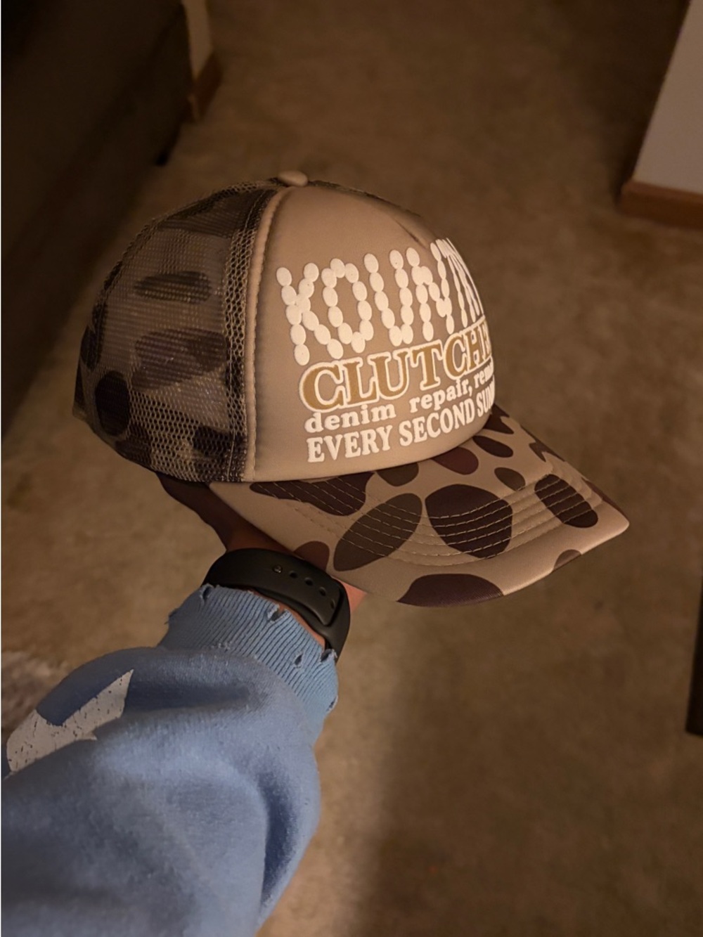 Kapital kountry camo trucker hat